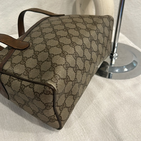 GUCCI LEATHER BOSTON HAND BAG - Picture 8 of 14